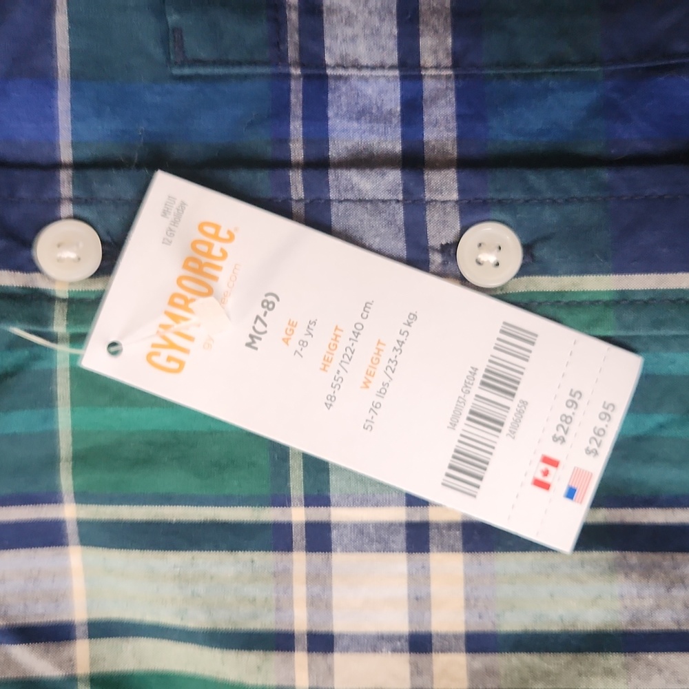 NWT boy's button down - Picture 2 of 3